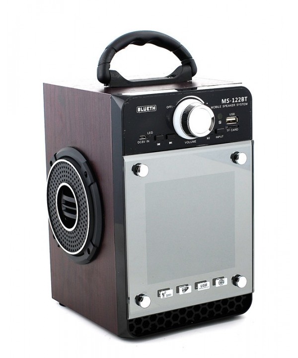 Mini Ηχοσύστημα Bluetooth 16W USB/SD/AUX Multimedia Player KINGWON MS-122BT